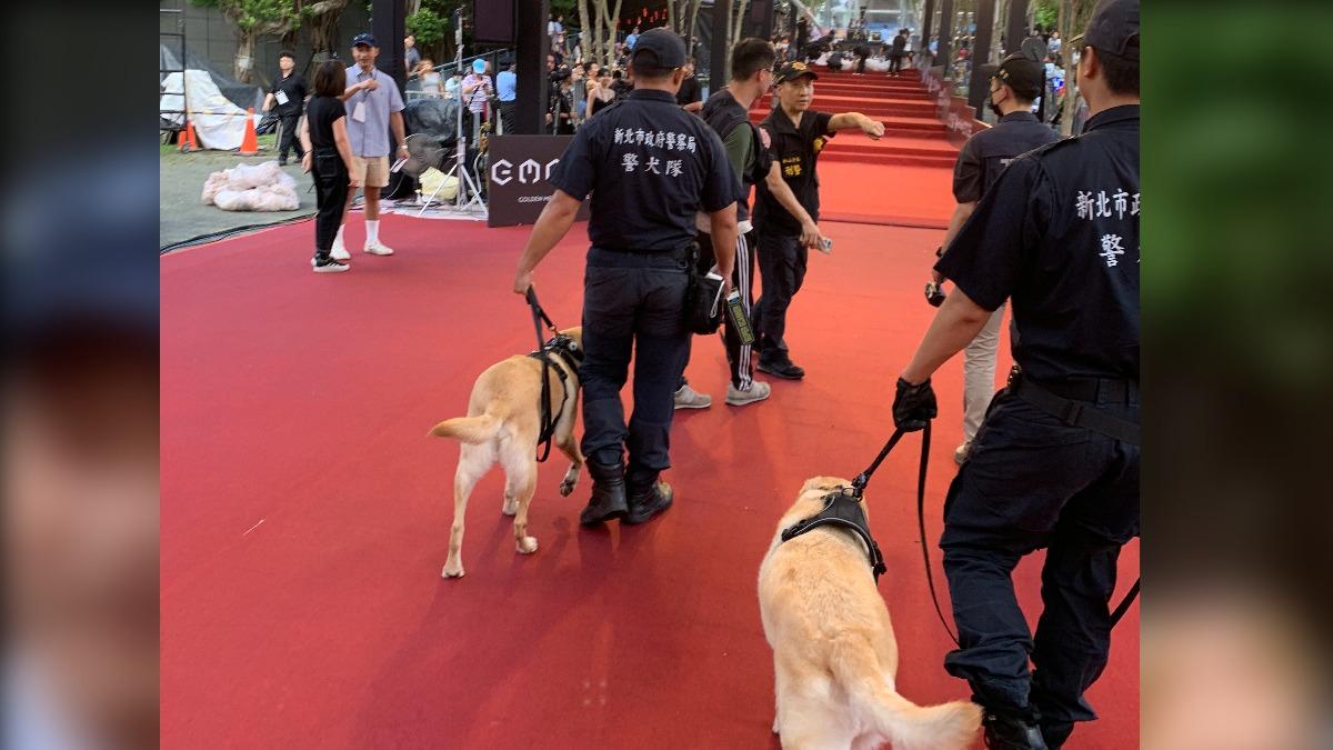 警犬隊值勤畫面。（圖／新北市政府警察局警犬隊提供）