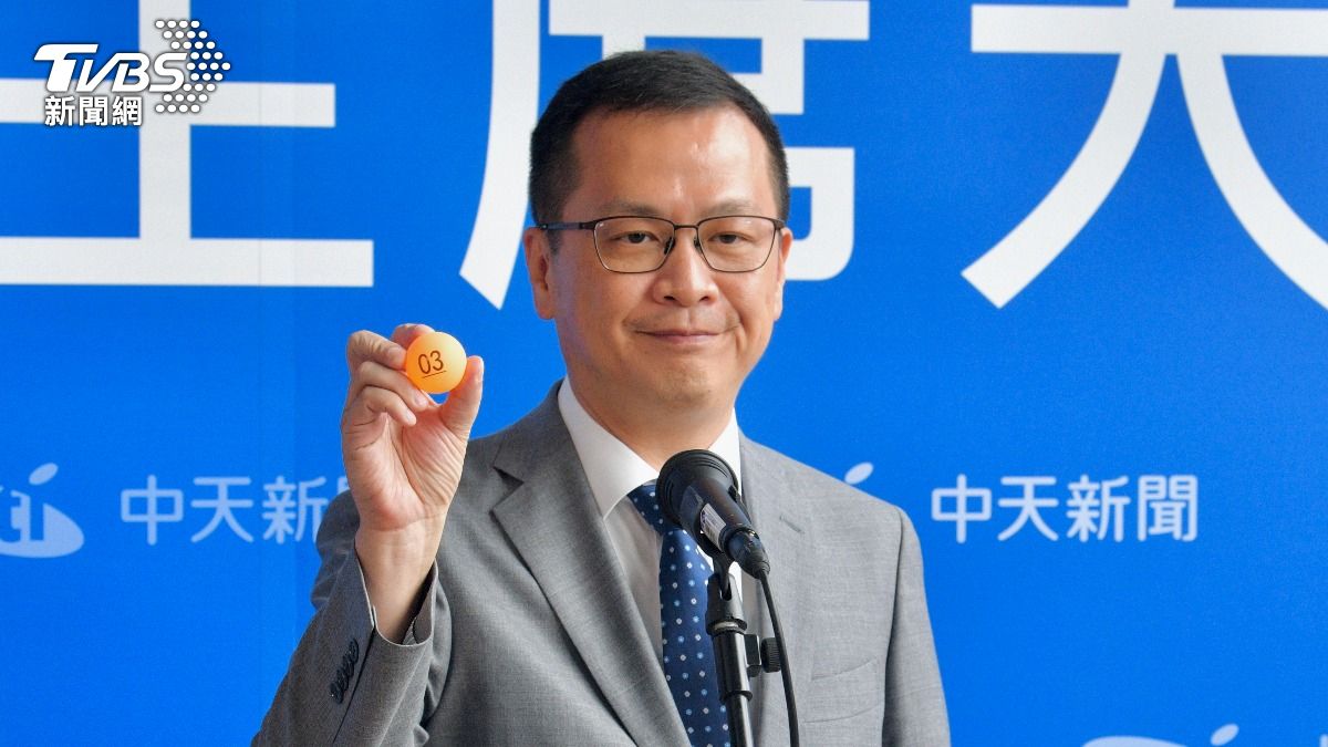羅智強出席國民黨主席大辯論。(圖/胡瑞麒攝)
