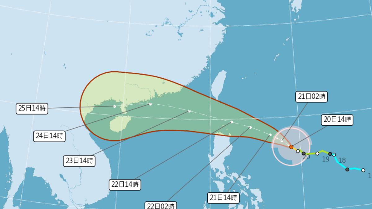 天氣／週末轉雨變天！「樺加沙」恐成強颱　下週一、二最靠近台灣