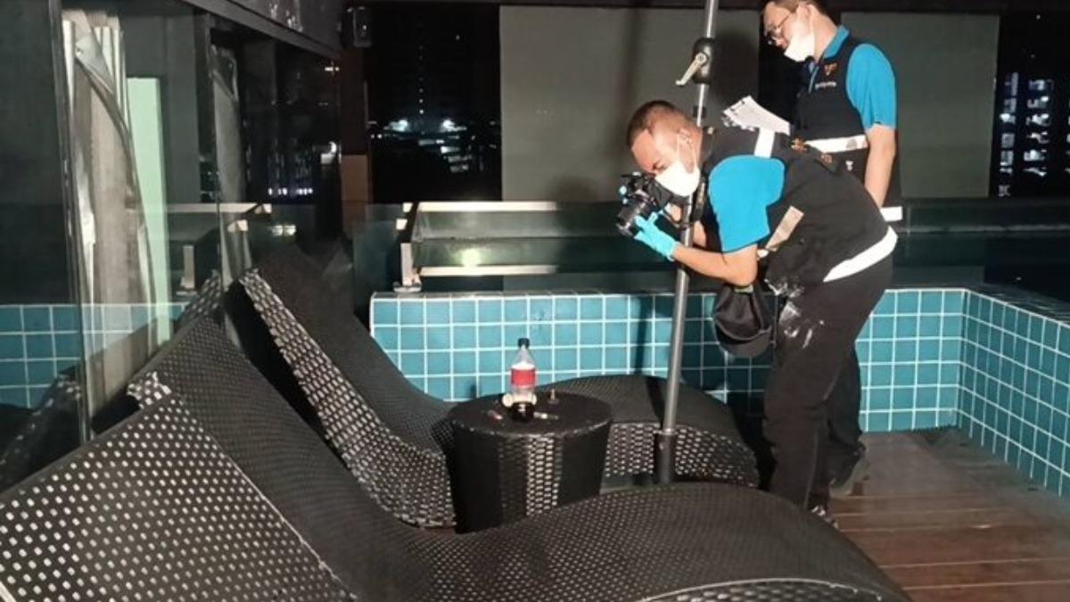 曼谷飯店悲劇!25歲女與男友呼麻 7樓泳池旁墜落「爆頭慘死」
