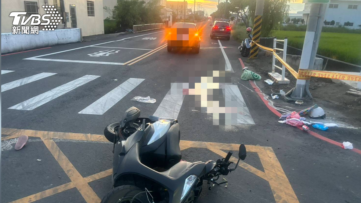 台中死亡車禍!朋友雙載路口對撞四輪 33歲男頭重擊車門亡