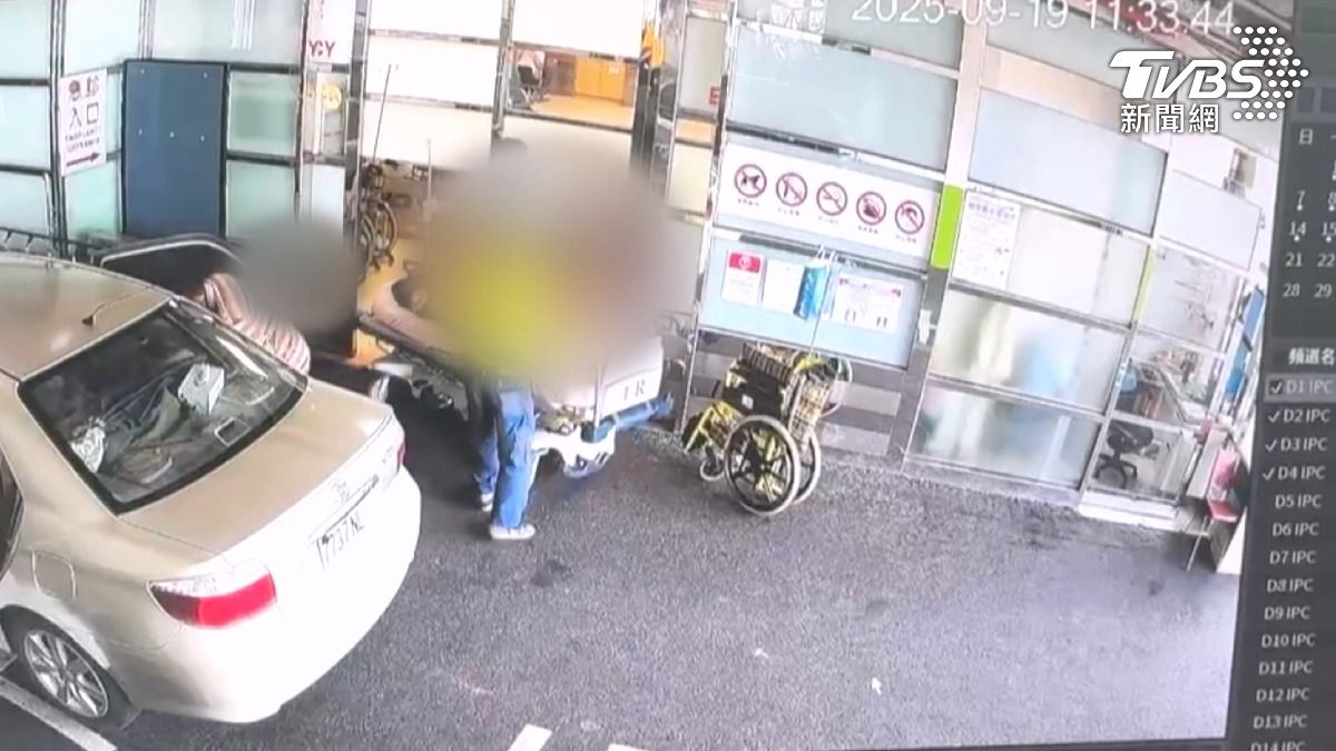 非法移工修屋頂墜樓,工頭擔心曝光,夥同另一名非法移工私自將人送醫。(圖/TVBS)