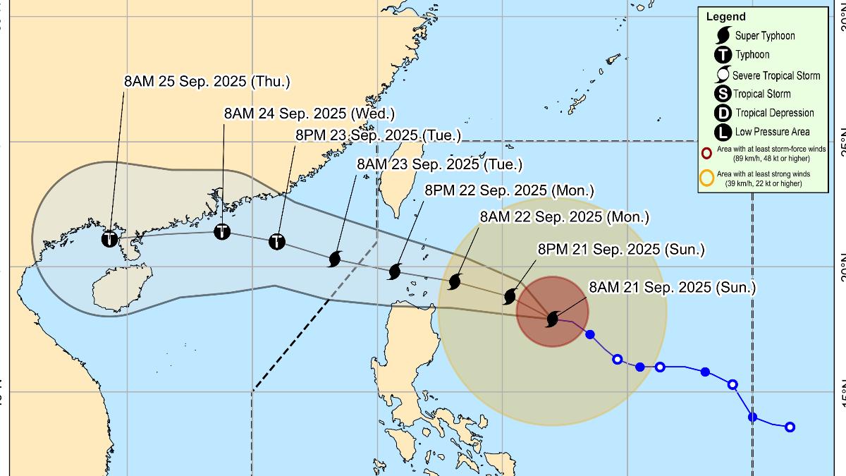 天氣/樺加沙今成超級颱風!日氣象廳曝預測路徑:一路西衝