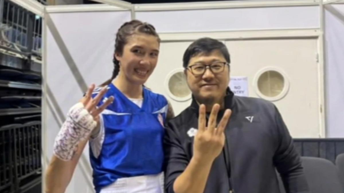 拳擊女將黃筱雯陷入低潮曾和教練出現摩擦。(圖/拳協)