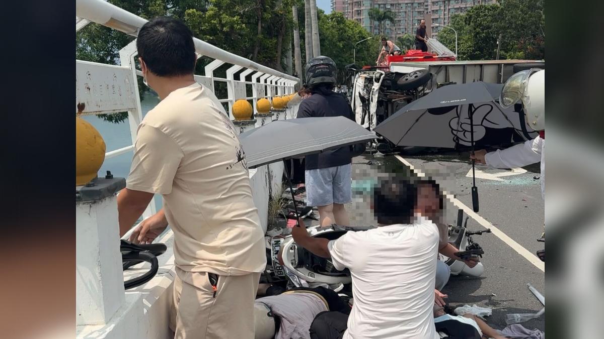 澄清湖貨車過彎失控奪母女魂!姪女倖存 家屬淚崩:不敢讓她知道
