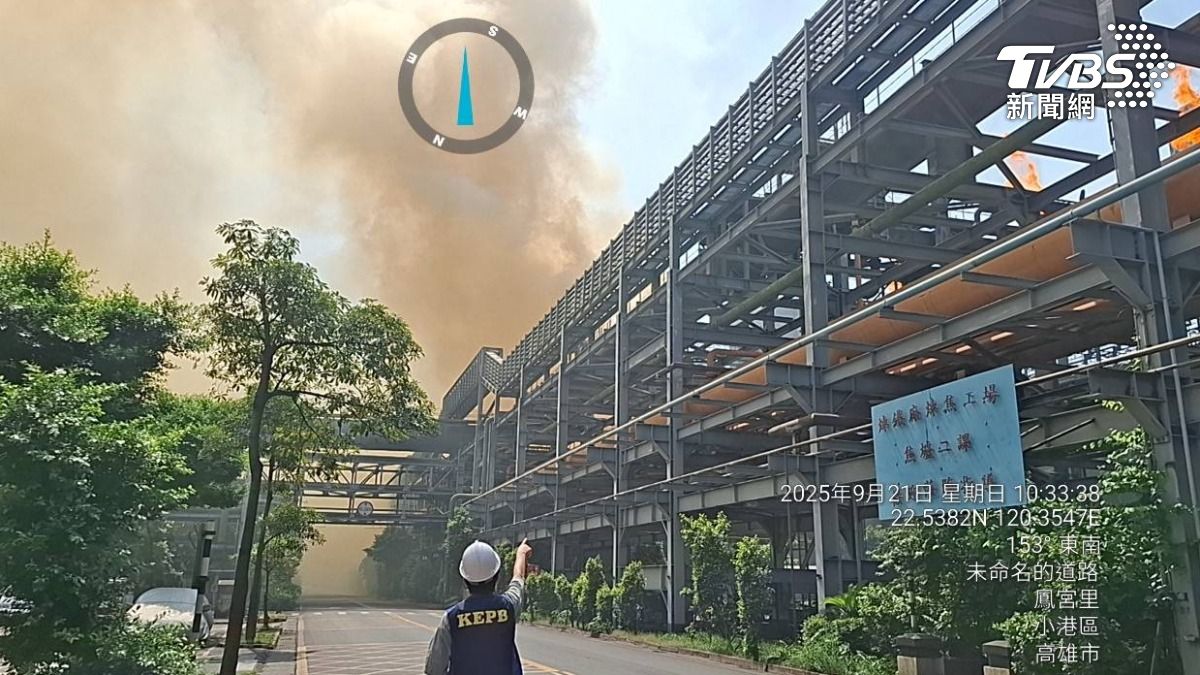 中鋼煉焦廠「黃黑濃煙」飄散!恐遭罰5百萬 陳其邁說話了