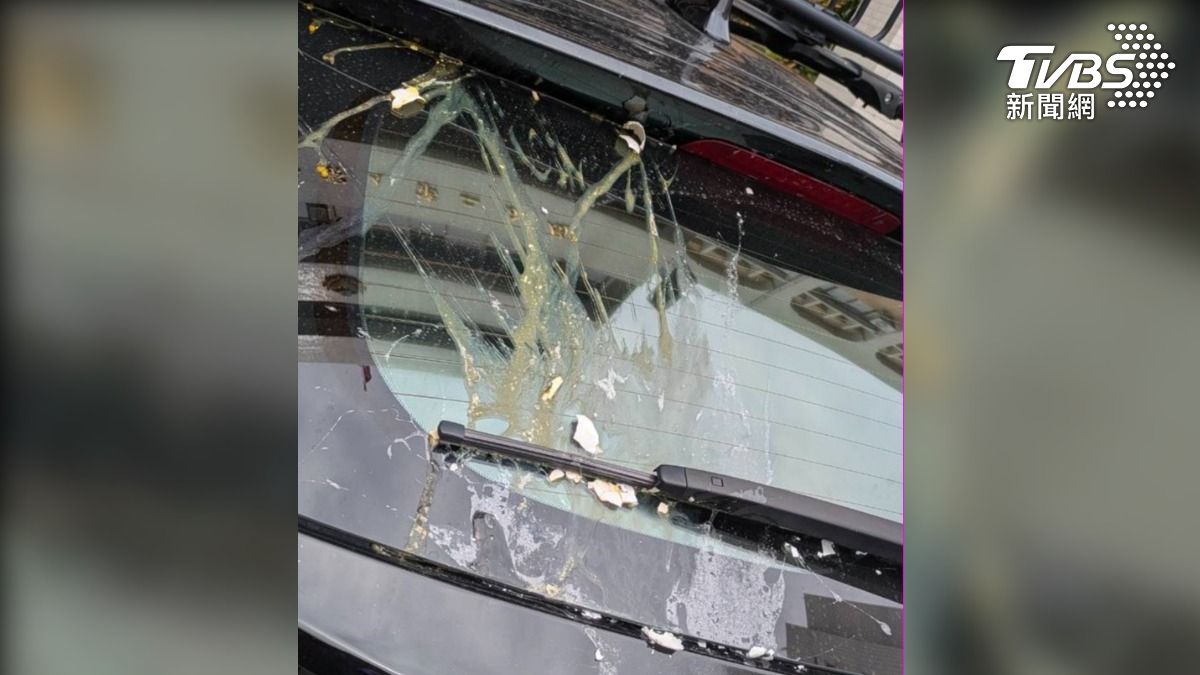 司機臨停讓乘客下車,才要切回車道,沒想到後方一名雙載騎士卻不斷向司機挑釁,甚至拿出雞蛋攻擊(圖/民眾提供)