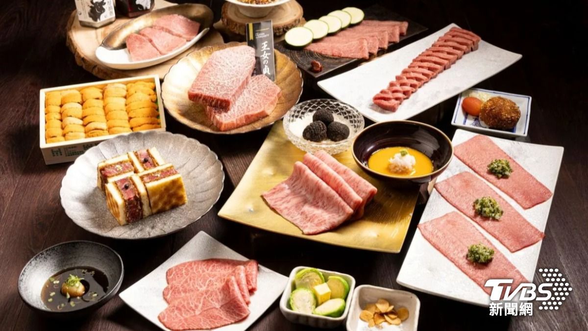 「侍燒肉」引進全台罕見的38個月齡頂級松阪牛。(圖片來源/業者提供)