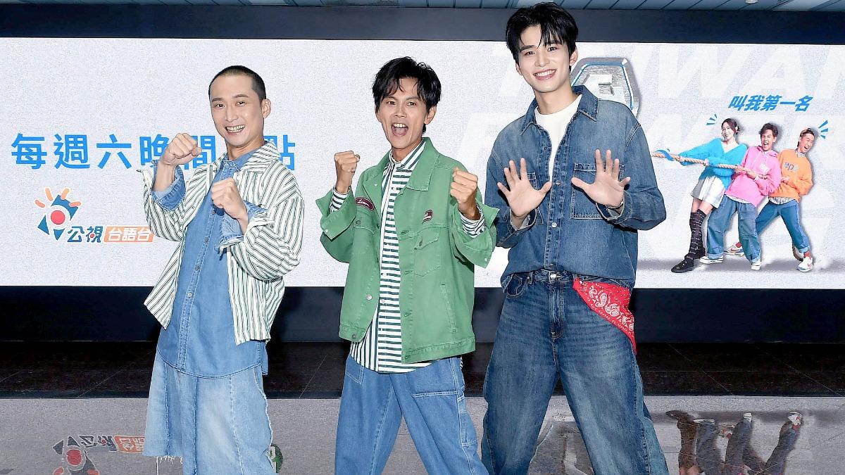 浩子(左起)、阿翔、王品澔回憶起拍攝過程。(圖/華視提供)