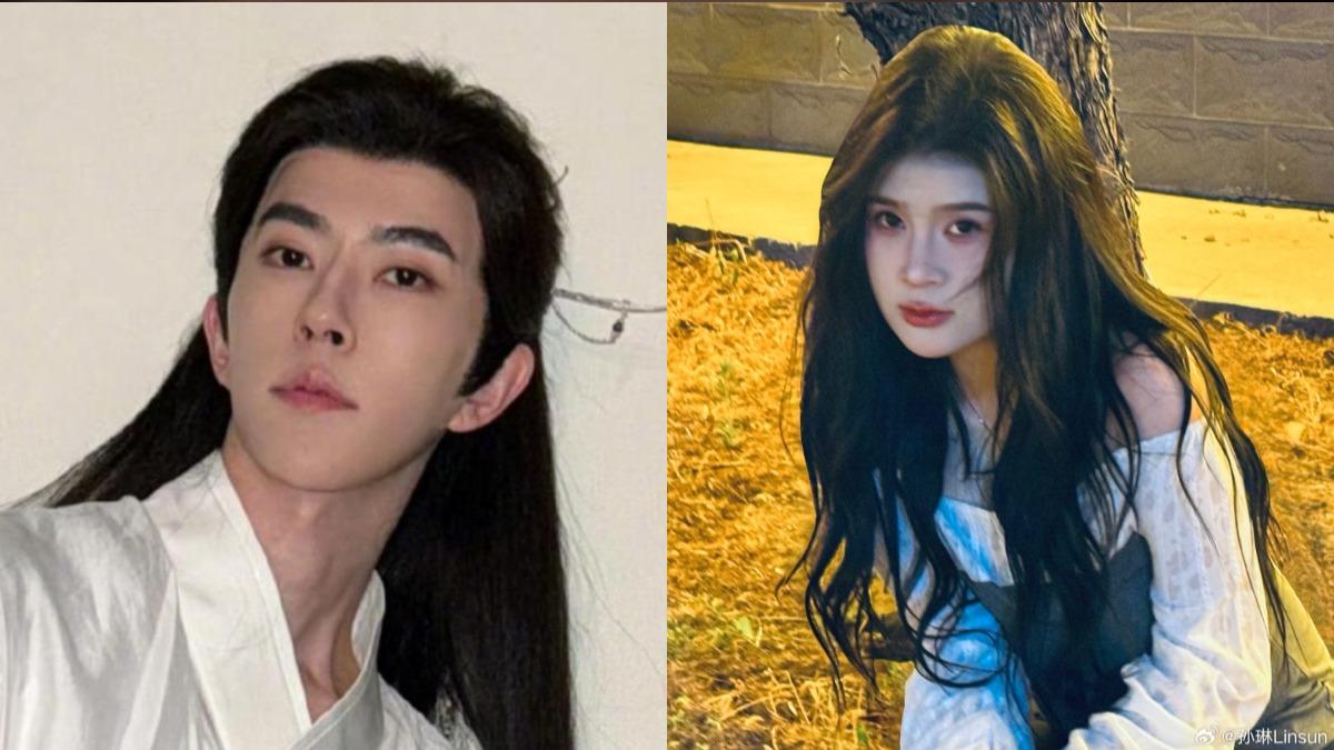 女星孫琳幫于朦朧發聲竟被花盆砸頭。（圖／翻攝自微博）