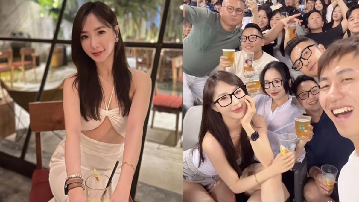 「國光女神」大巨蛋看球喝酒失控、垃圾亂扔！　神隱2天道歉：不會再犯
