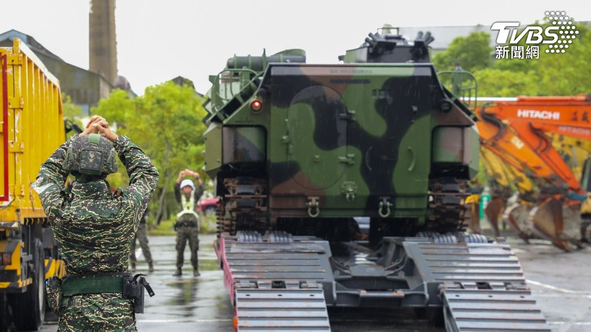 國軍動員赴花蓮救災。(圖/國防部提供)