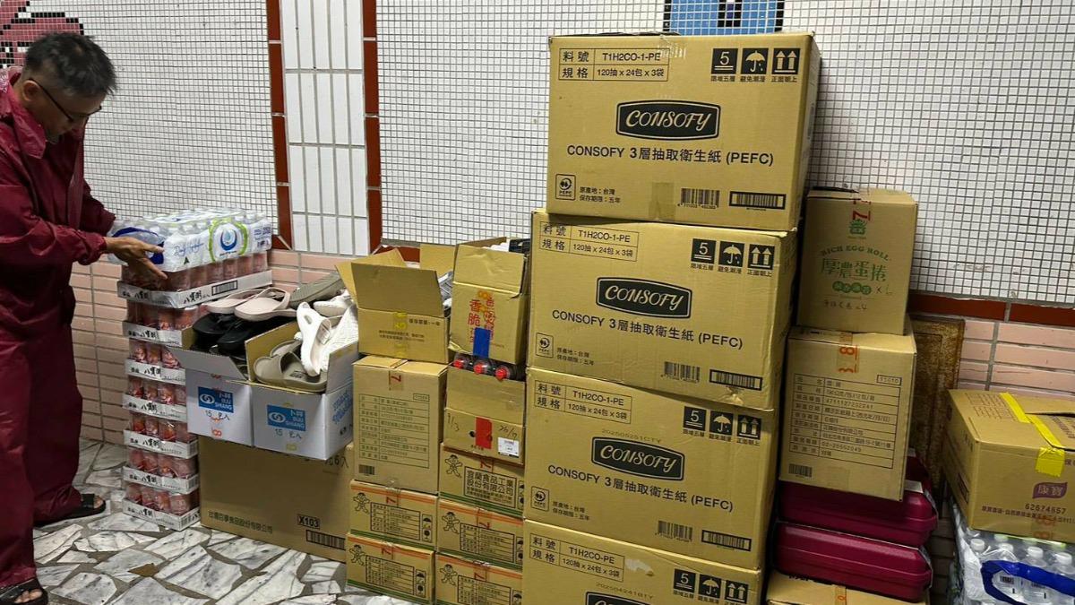全聯調度大量物資投入賑災。（圖／全聯提供）