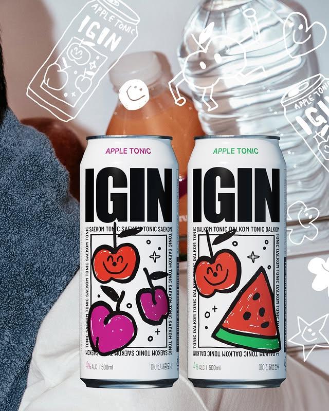 標示出問題的就是「IGIN Highball Tonic」李子、西瓜口味。(圖/翻攝自igin_sns IG)