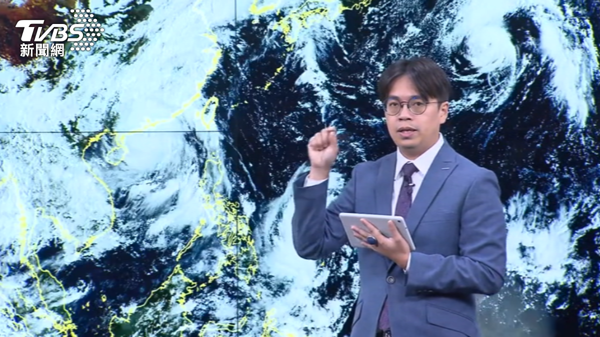 西北太平洋三颱共存。(圖/TVBS)