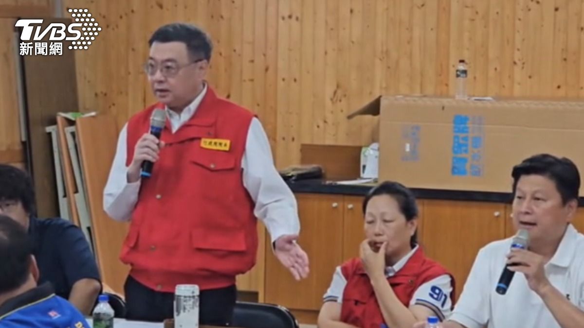 行政院長卓榮泰和國民黨立委兩度爆口角。(圖/TVBS)