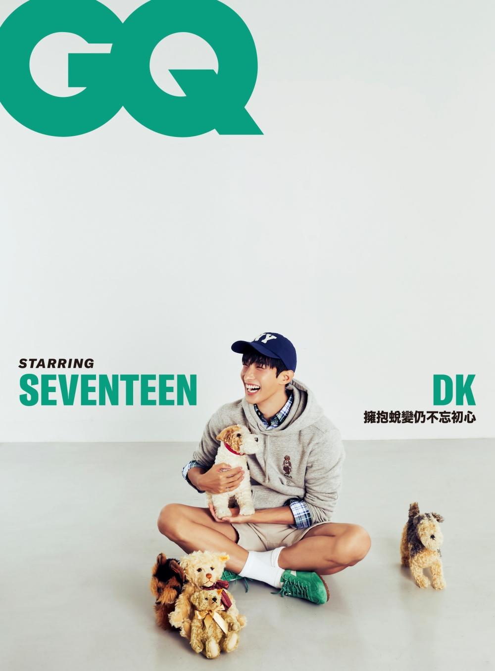 SEVENTEEN主唱DK登上本期台灣GQ。(圖/GQ雜誌提供)