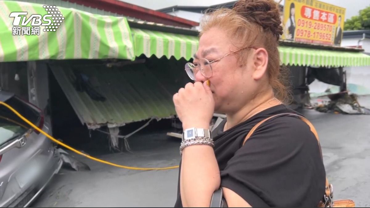 慟!花蓮光復村水患 災民心碎:地震颱風都挺過卻遭水吞沒。(圖/TVBS)