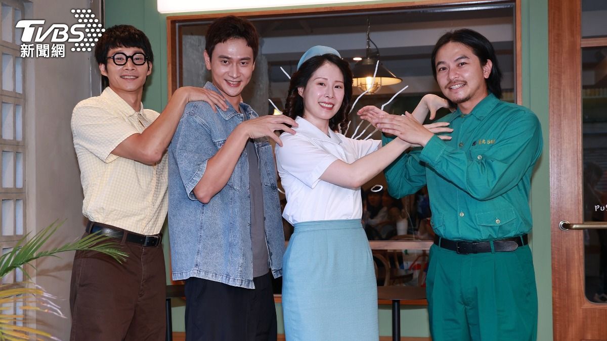 黃冠智(左起)、劉冠廷、蔡亘晏、楊銘威合作演出。(圖/黃城碩攝)