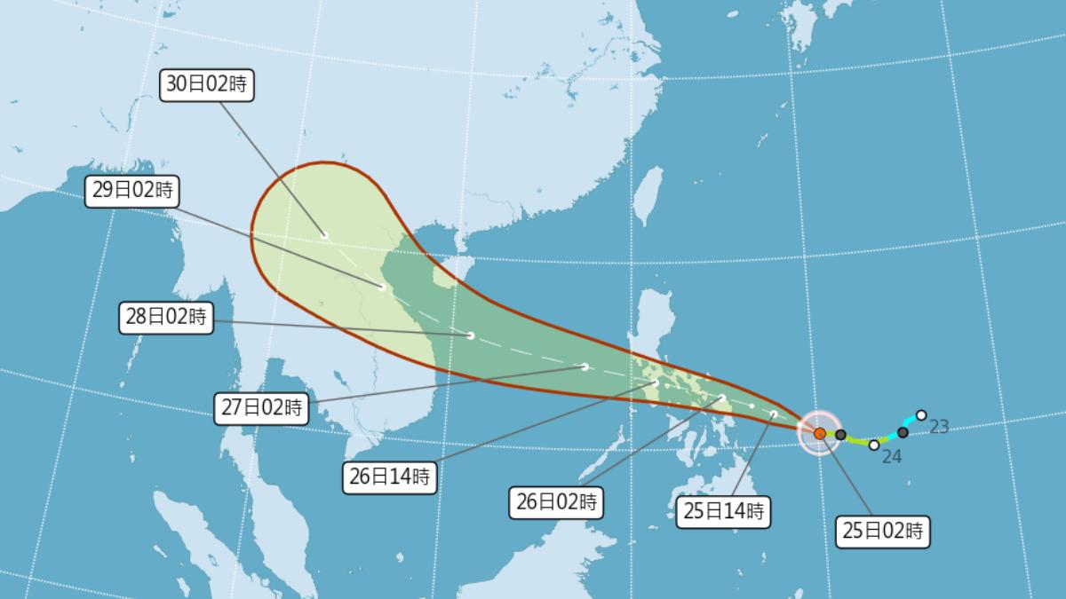 天氣/樺加沙遠離飆38°C!博羅依最新路徑曝 吳德榮揭對台影響