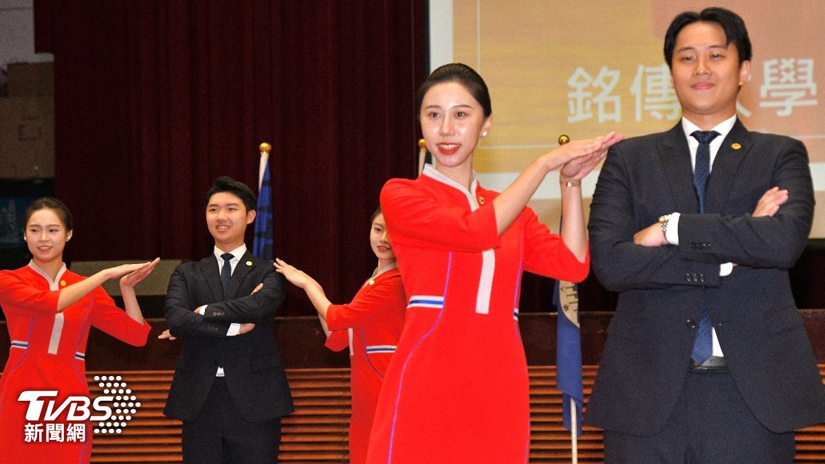 今年的銘傳大學禮賓大使團亮相！（圖／胡瑞麒攝）