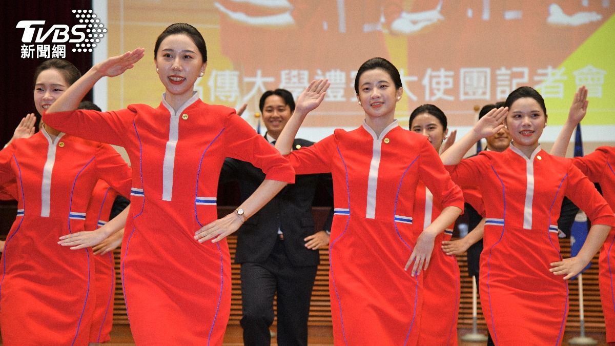 銘傳已連續41年參與國慶典禮禮賓服務。（圖／胡瑞麒攝）