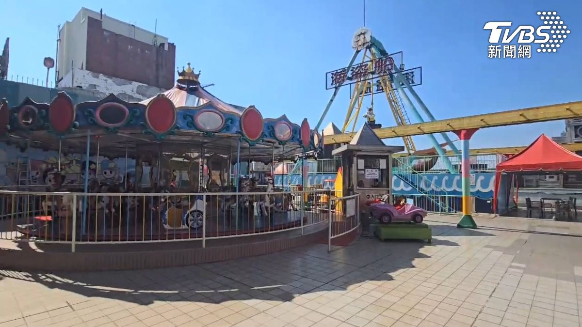 全台唯一的空中樂園，至今有41年的歷史，但近期傳出將在10月起休園，讓很多人擔心童年回憶會消失（圖／TVBS）