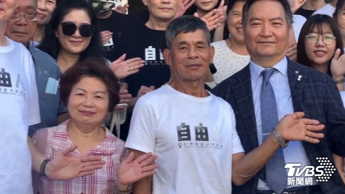 冤獄19年!呂金鎧獲判無罪,DNA鑑定還清白。(圖/TVBS)