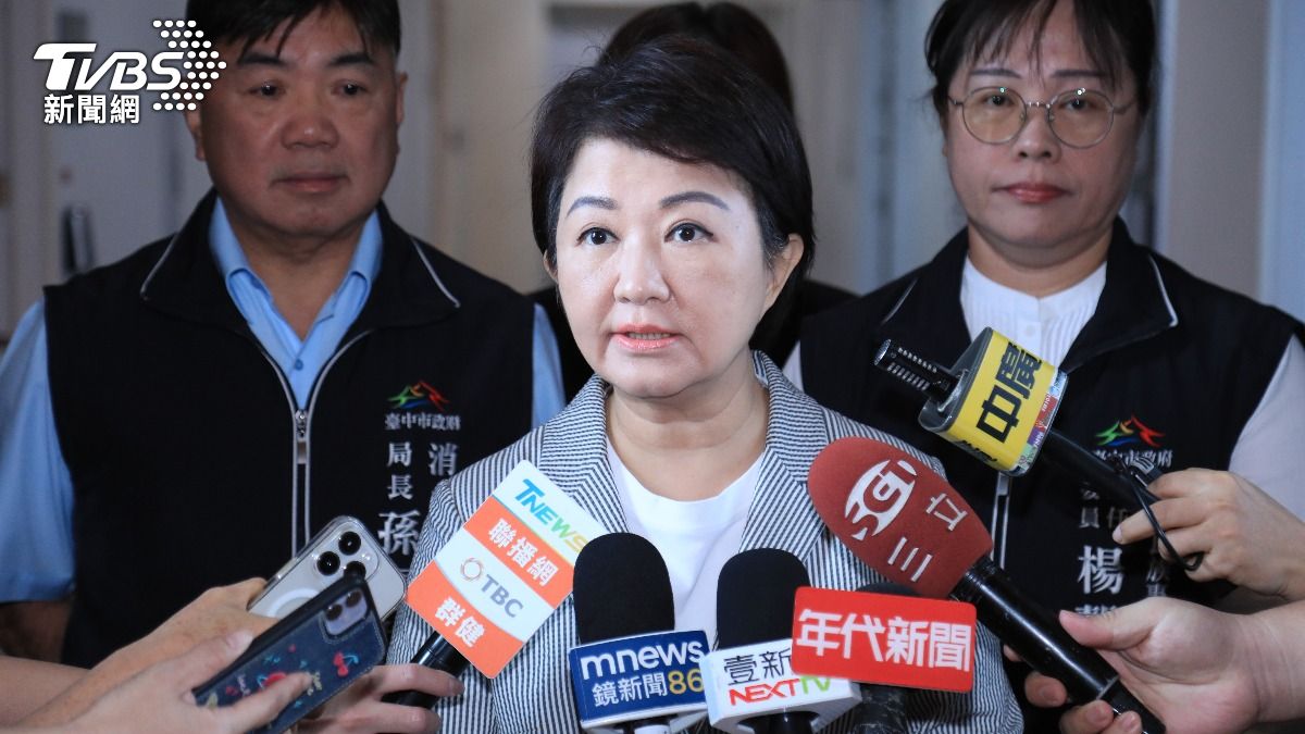 台中市長盧秀燕。（圖／TVBS）