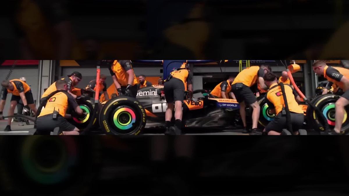 F1賽車也跟上扁影音潮流。(圖/翻攝麥拉倫IG)