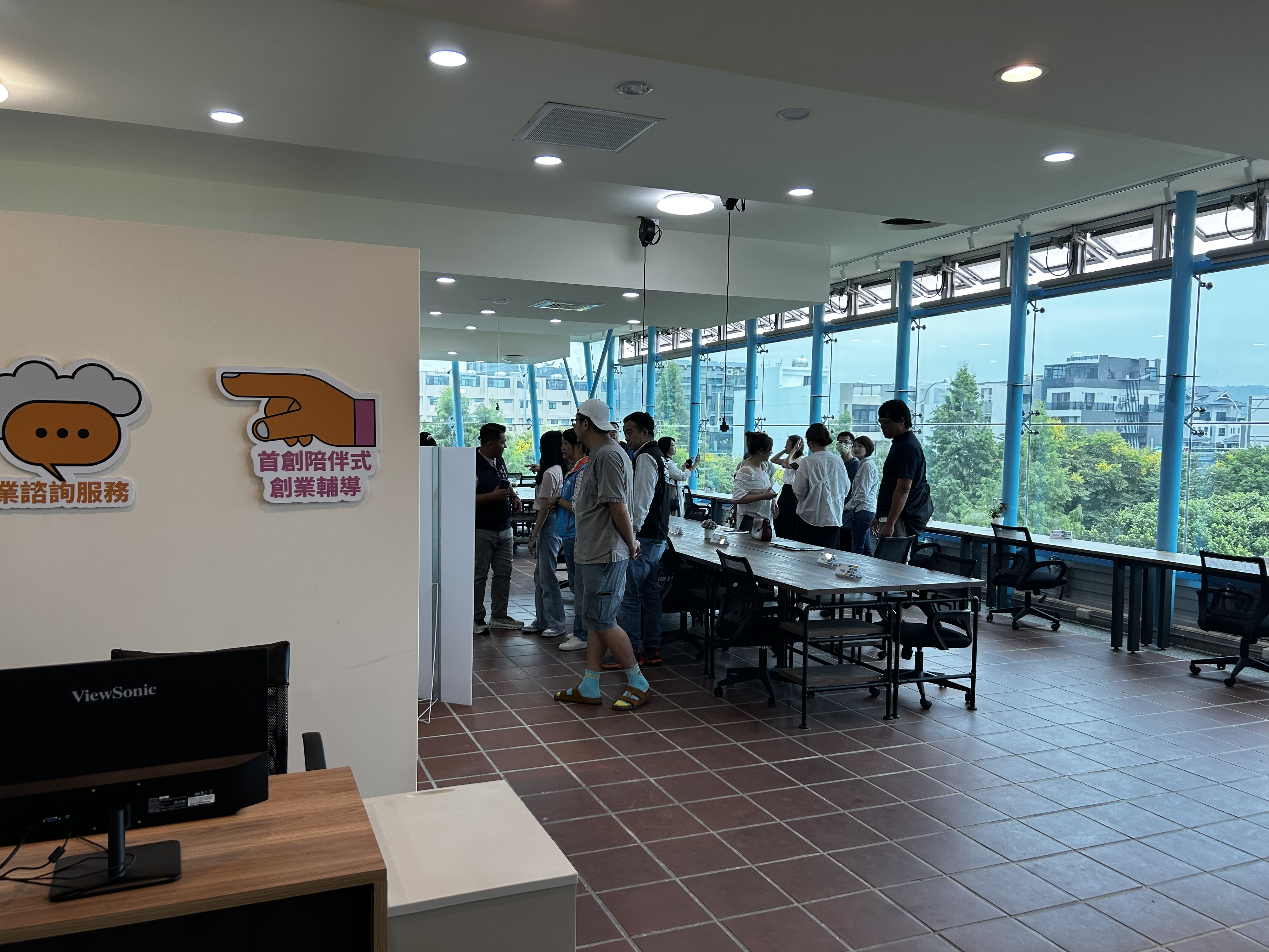 彰化圓林園青創基地啟用 提供辦公空間助青年創業