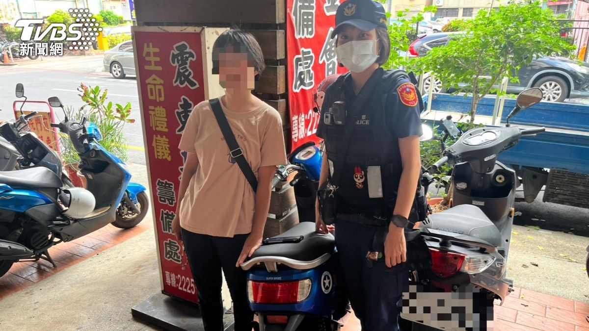 黃姓女子也忘記租來的電動機車放在何處，誤以為遭竊。（圖／TVBS）