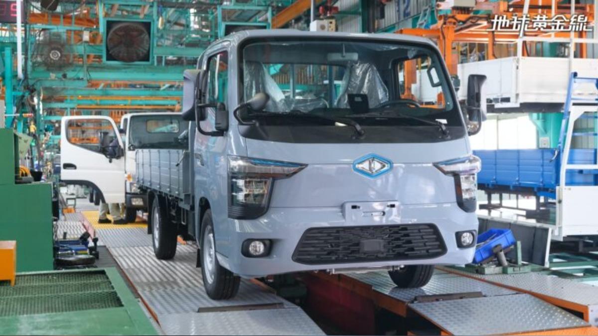 由中華汽車推出的國產3.5噸純電商用車 ET35。(圖/地球黃金線)