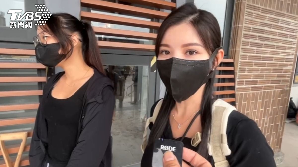 有四名高雄女子特地前來花蓮賑災。(圖/TVBS)