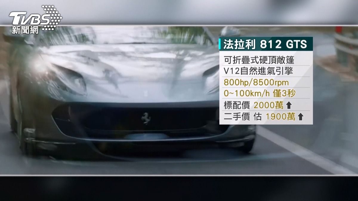 法拉利違停開門擦撞公車 維修費恐破50萬。(圖/翻攝黑色豪門企業)
