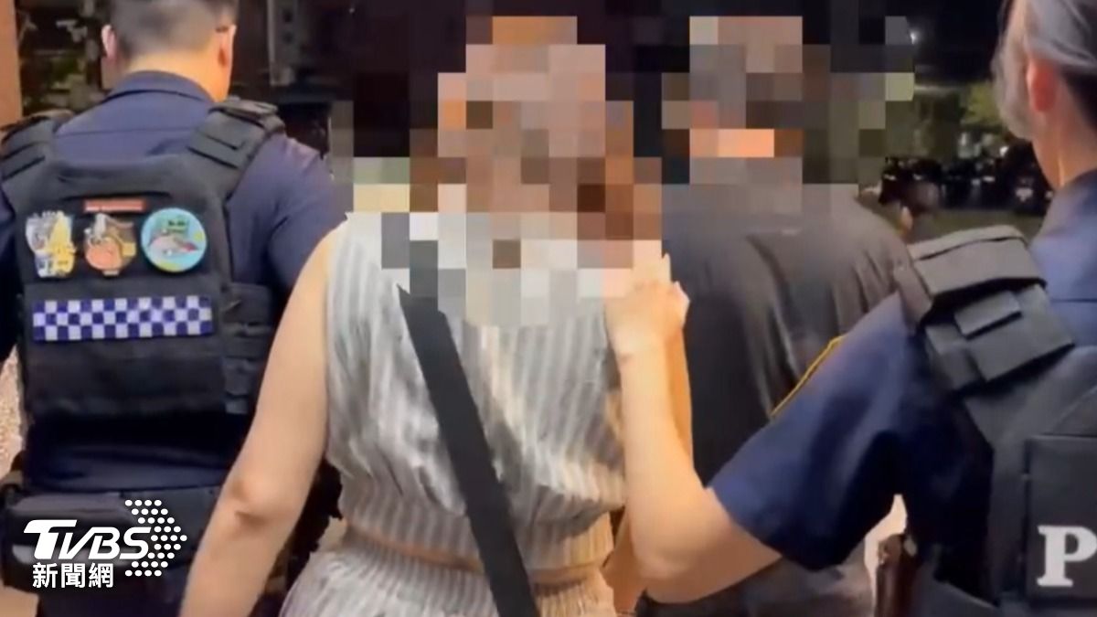 陳男與徐女遭移送。(圖/TVBS)