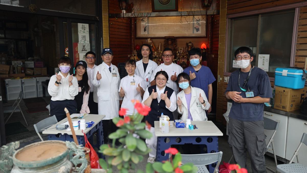 慈濟醫院加開醫療區服務光復鄉居民。（圖／花蓮慈濟醫院提供）