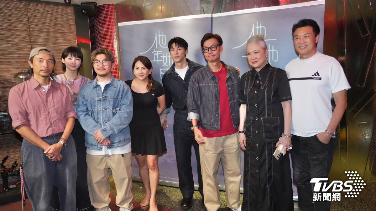 新加坡喜劇演員李國煌率當地演藝人員探班。(圖/區國強攝)
