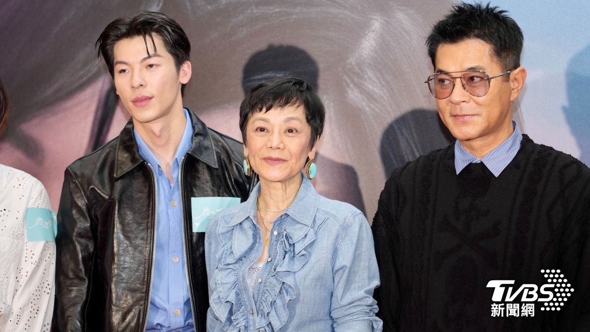許光漢《他年她日》香港首映,男星古天樂到場支持。(圖/區國強攝)