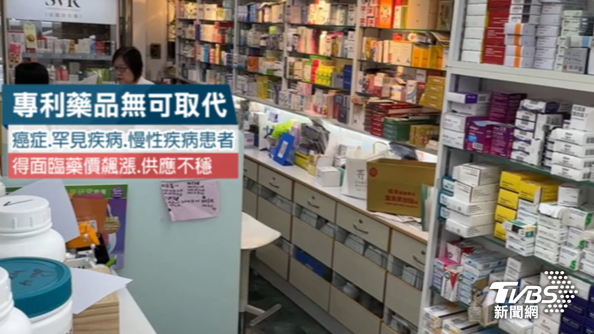藥師籲「癌症、罕病、慢性病」藥價將翻倍漲。(圖/TVBS)