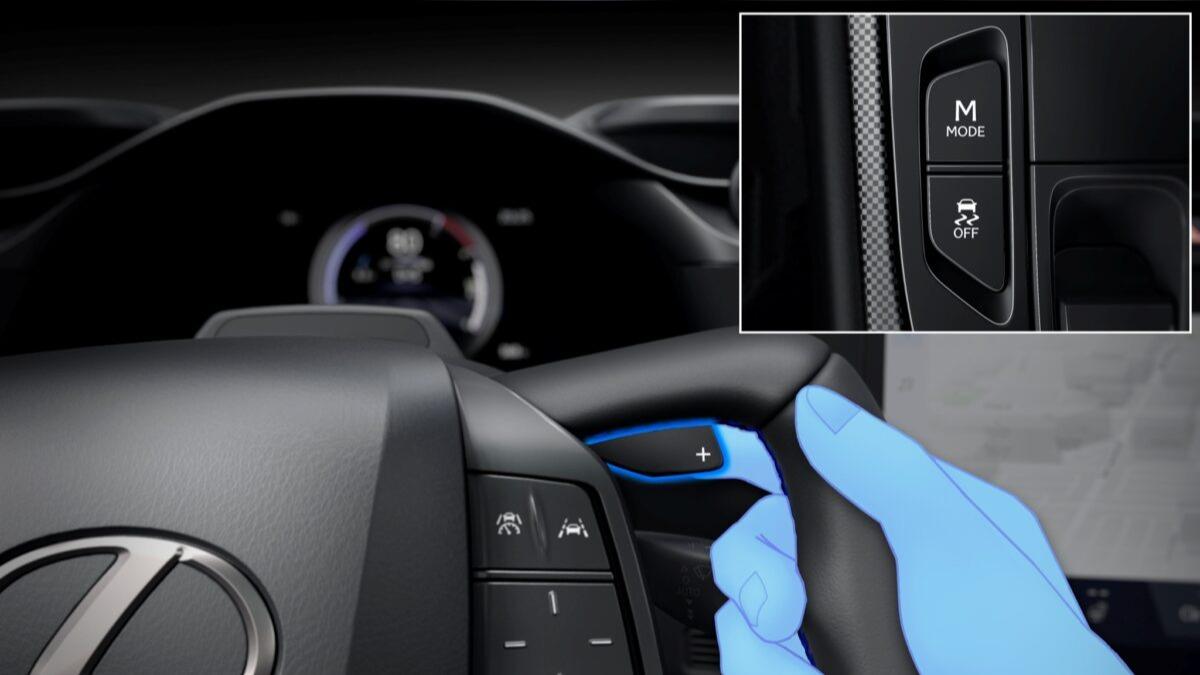 RZ 550e F Sport率先導入IMD互動式手排駕駛系統。(圖/Lexus提供)