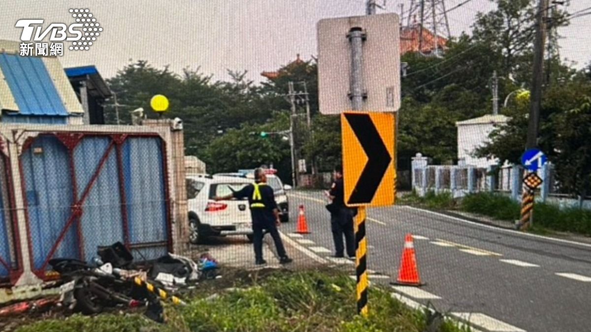 男子酒駕肇事撞死女騎士。(圖/TVBS)