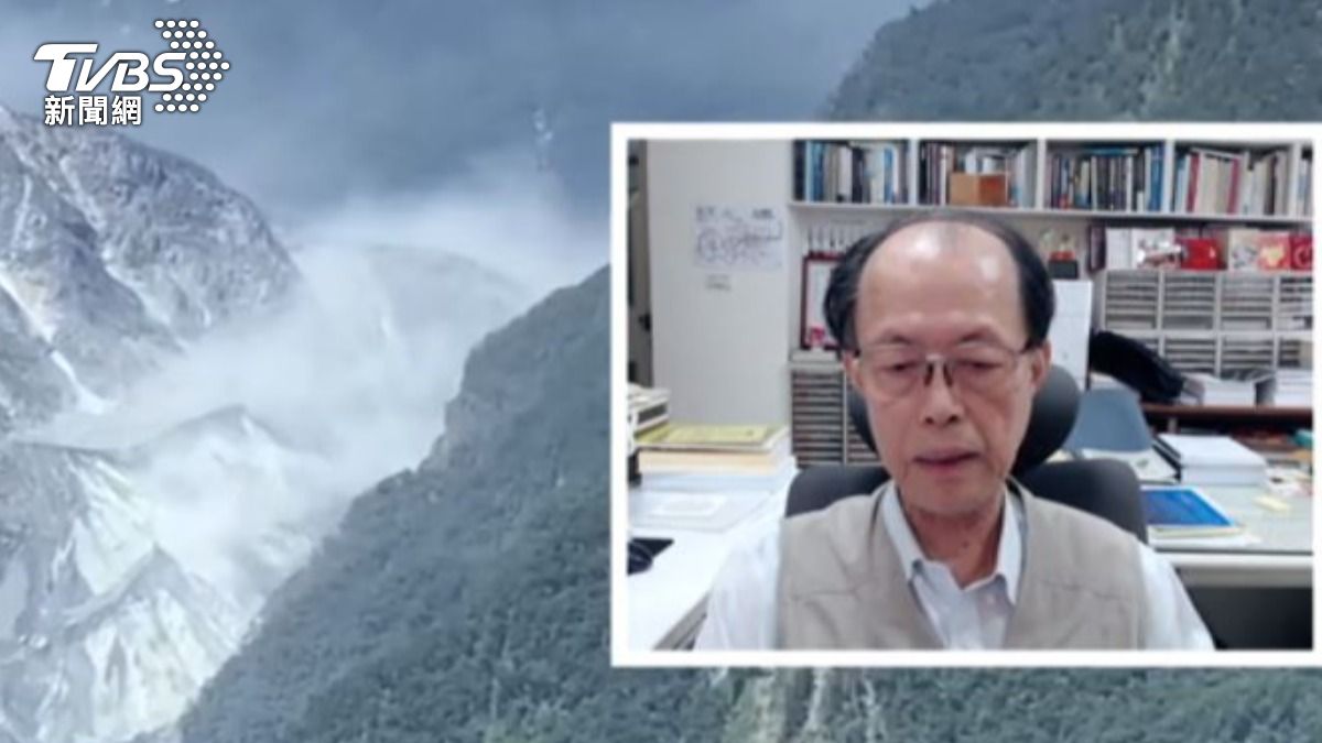 中央大學地質研究所退休教授 李錫堤。(圖/TVBS)