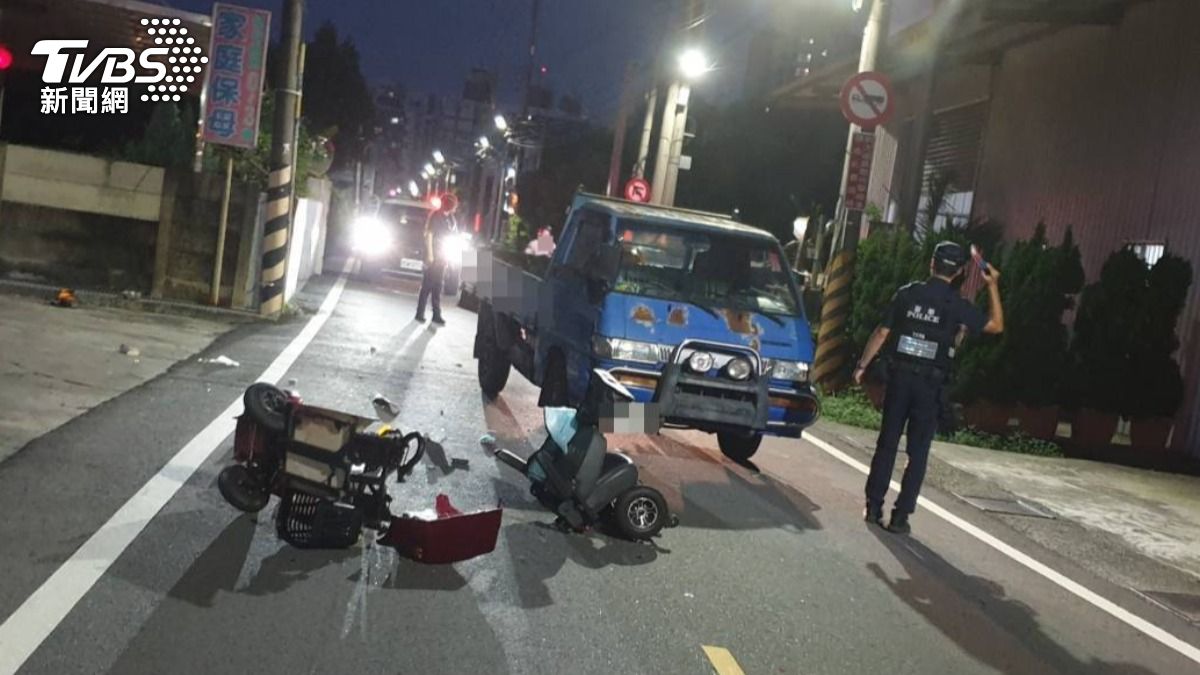 酒駕奪命!台中男開貨車撞死八旬嬤 醫療電動車斷成2截