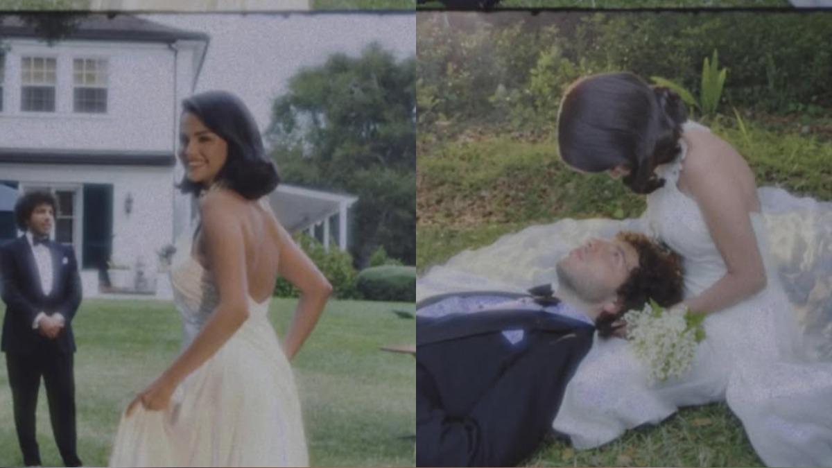 恭喜!賽琳娜戈梅茲結婚了 「回眸燦笑」絕美復古婚紗照曝光