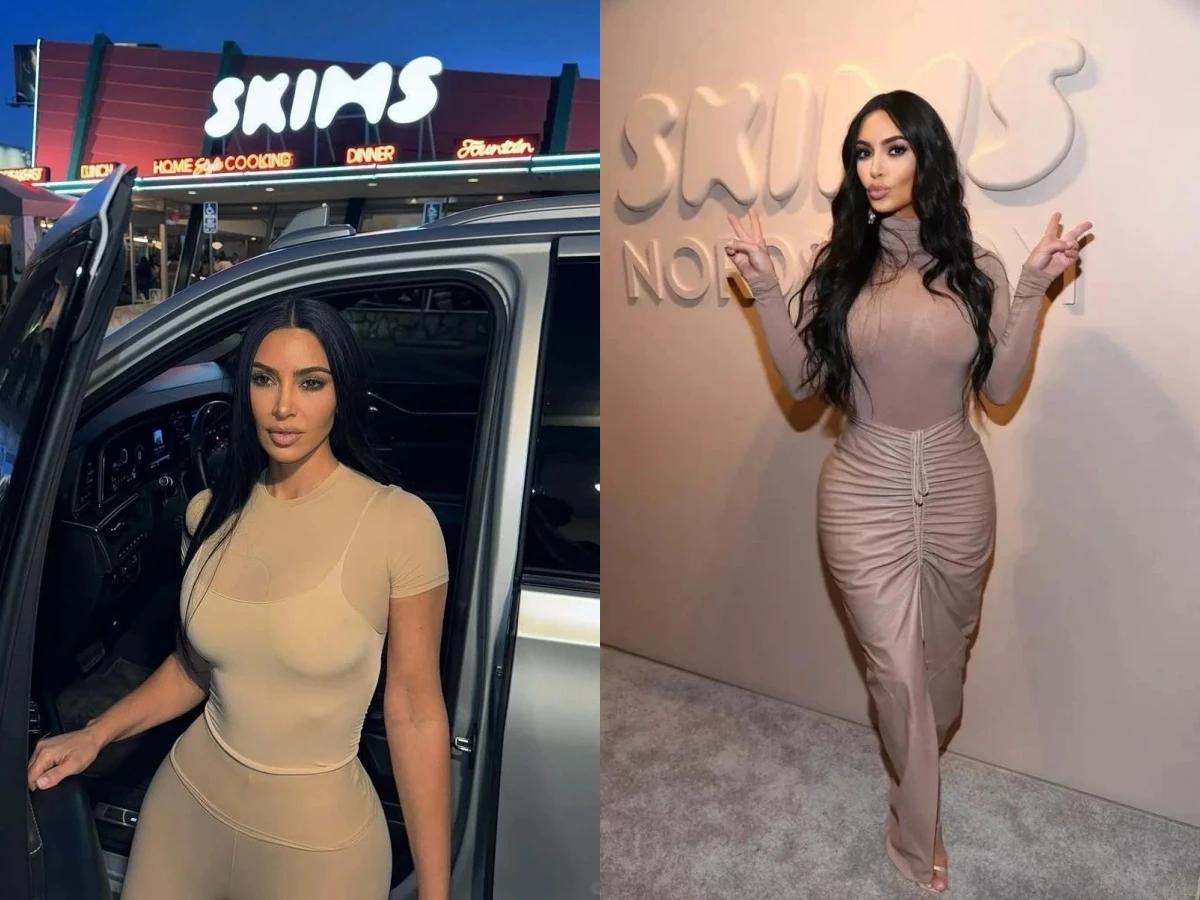SKIMS是美國名媛金·卡戴珊Kim Kardashian創立的塑身衣、運動衣品牌。(圖/翻攝自Kim Kardashian Instagram)