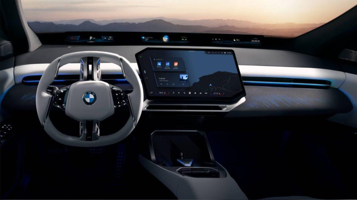 BMW全新純電休旅iX3依舊具備實體操作介面。(圖/BMW提供)