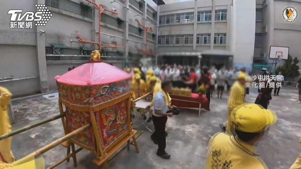 看守所希望透過宗教力量，為收容人帶來教化與心靈安定的功能。(圖／白沙屯拱天宮提供)