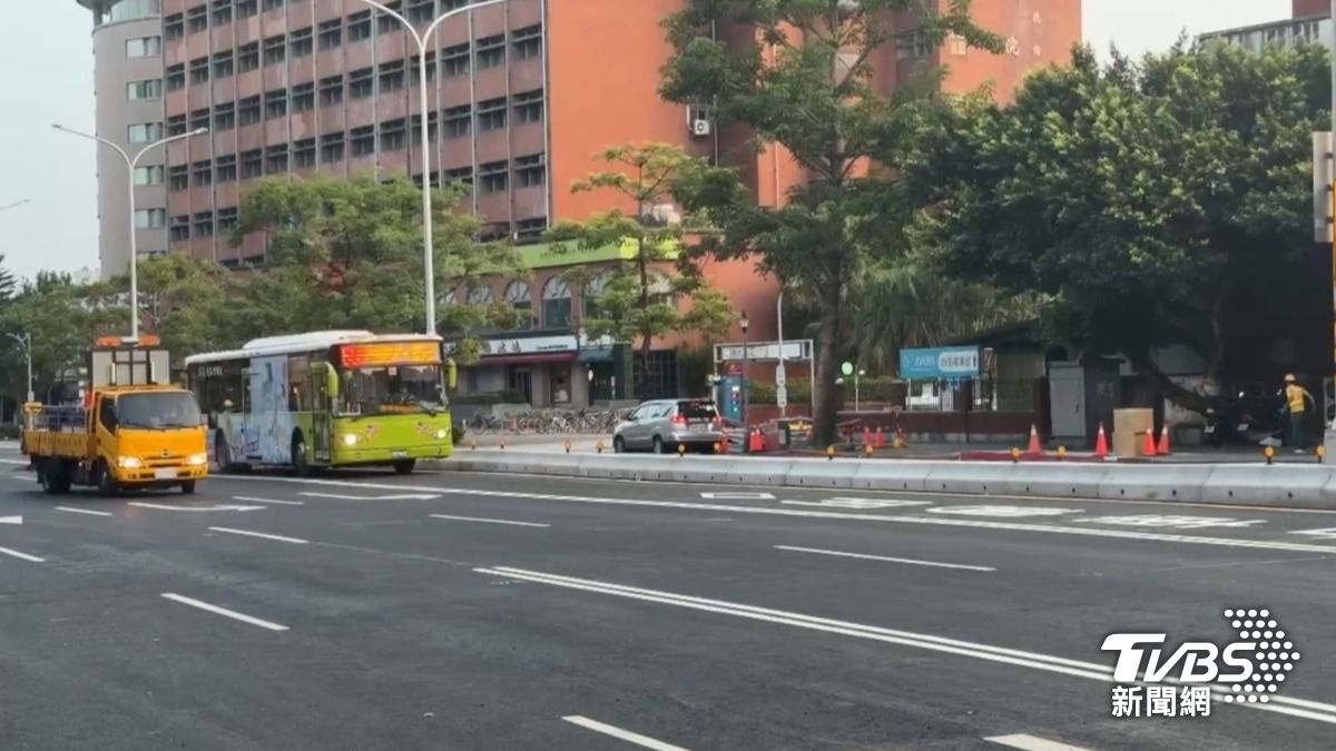 北市公館圓環改建完成。(圖/TVBS)