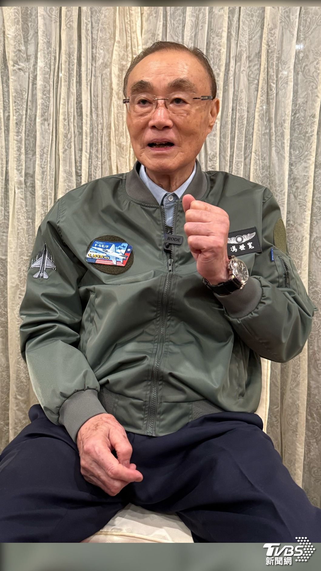 曾為F-5飛官的前國防部長馮世寬提到,他在任時,曾在漢光演習中,設想將剩餘的F-5E/F改造成類似二戰日本神風特攻機,用來攻擊敵方運輸艦,阻止登陸行動。(圖/TVBS)